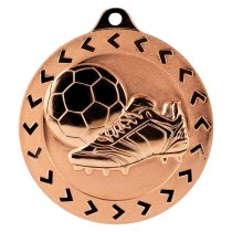 Cascade Stars Football Boot & Ball Medal | Bronze | 70mm