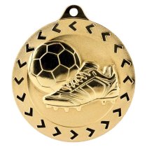 Cascade Stars Football Boot & Ball Medal | Gold | 70mm