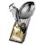The Marauders Rugby Trophy | Gold Shirt | Heavyweight | Black & Silver | 190mm - PA26080A