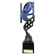 Innov8 Rugby Trophy | Blue & Black | 250mm