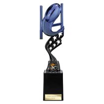 Innov8 Rugby Trophy | Blue & Black | 275mm