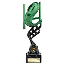 Innov8 Rugby Trophy | Green & Black | 230mm