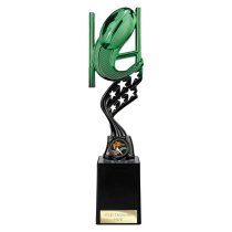 Innov8 Rugby Trophy | Green & Black | 275mm
