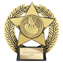 Emperor Star Rugby Plaque | Gold | 120mm