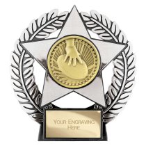 Emperor Star Rugby Plaque | Silver | 120mm