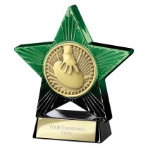 Superstar Rugby Trophy | Green & Black | 110mm