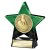 Superstar Rugby Trophy | Green & Black | 110mm - PQ25075A
