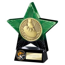 Superstar Rugby Trophy | Green & Black | 140mm