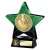 Superstar Rugby Trophy | Green & Black | 140mm - PQ25075B