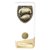 Prime Cobra Rugby Shirt & Ball Trophy | White & Gold | 160mm - PW24207A