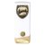 Prime Cobra Rugby Shirt & Ball Trophy | White & Gold | 190mm - PW24207B