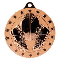 Cascade Stars Rugby Medal | Bronze | 50mm
