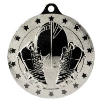 Cascade Stars Rugby Medal | Silver | 50mm