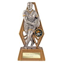 Immense Rugby Trophy | Antique Gold & Silver | 190mm