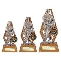 Immense Rugby Trophy | Antique Gold & Silver | 190mm