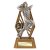 Immense Cricket Trophy | Bowler | Antique Gold & Silver | 190mm - RF26067B
