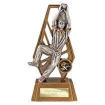 Immense Cricket Trophy | Fielder | Antique Gold & Silver | 190mm