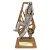 Immense Cricket Trophy | Fielder | Antique Gold & Silver | 190mm - RF26068B