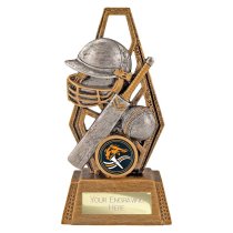 Immense Cricket Trophy | Antique Gold & Silver | 150mm