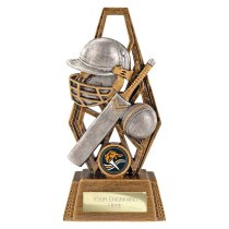 Immense Cricket Trophy | Antique Gold & Silver | 190mm