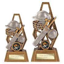 Immense Cricket Trophy | Antique Gold & Silver | 190mm