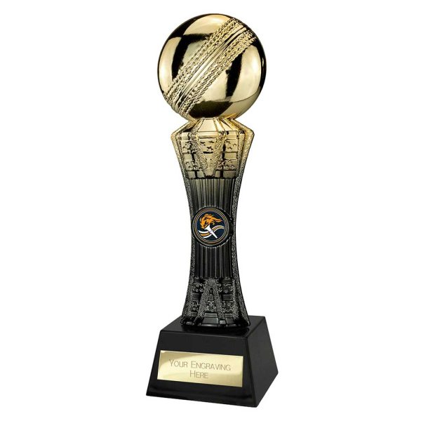 Extreme Cricket Trophy | Black & Gold | 260mm