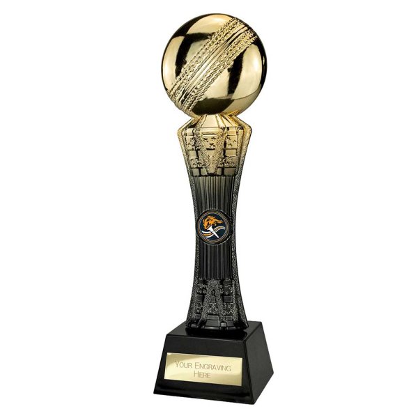 Extreme Cricket Trophy | Black & Gold | 290mm