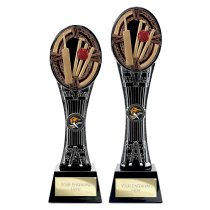 Maverick Extreme Tower Cricket Trophy | Black & Antique Bronze | 260mm