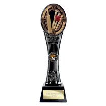Maverick Extreme Tower Cricket Trophy | Black & Antique Bronze | 290mm