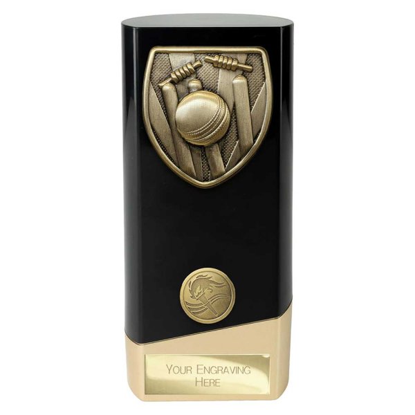 Prime Cobra Cricket Trophy | Black & Gold | 160mm
