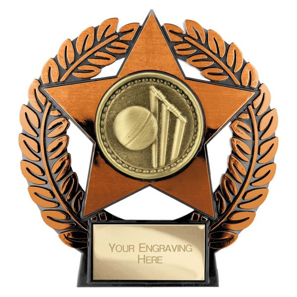 Emperor Star Cricket Plaque | Bronze | 120mm