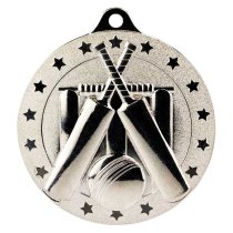 Cascade Stars Cricket Medal | Silver | 50mm