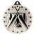 Cascade Stars Cricket Medal | Silver | 50mm - MM26176S
