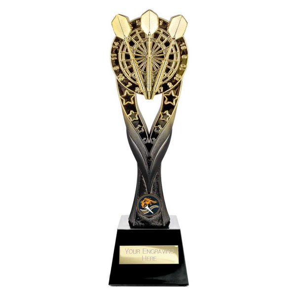 Extreme Darts Trophy | Black & Gold | 260mm
