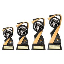 Mania Tower Darts Trophy | Black & Gold | 205mm
