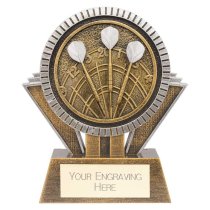 Apex Ikon Darts Trophy | Gold & Silver | 130mm