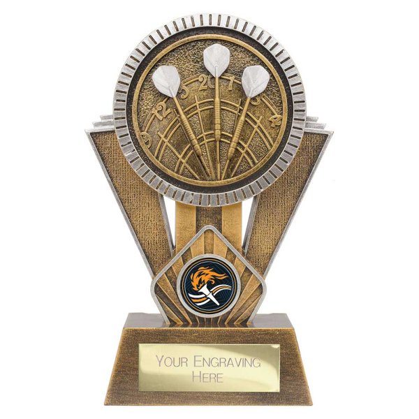Apex Ikon Darts Trophy | Gold & Silver | 180mm