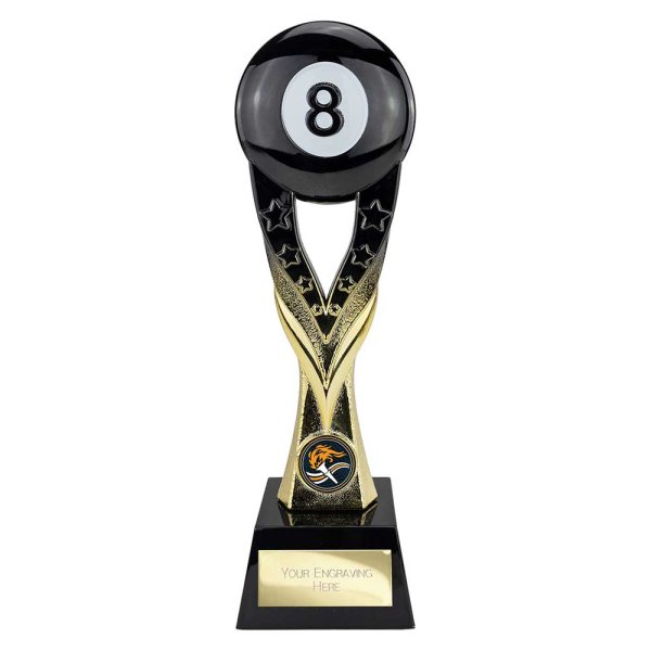 Extreme Pool Trophy | Black & Gold | 260mm