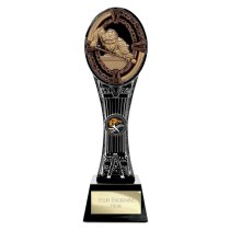 Maverick Extreme Tower Pool/Snooker Trophy | Black & Antique Bronze | 260mm
