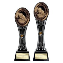 Maverick Extreme Tower Pool/Snooker Trophy | Black & Antique Bronze | 260mm