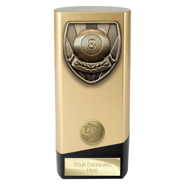 Prime Cobra Pool Trophy | Gold & Black | 160mm