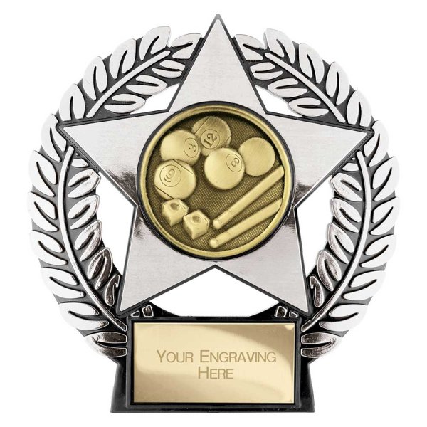 Emperor Star Pool Plaque | Silver | 120mm