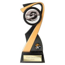 Mania Tower Lawn Bowls Trophy | Black & Gold | 205mm