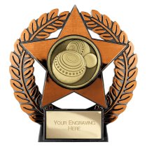 Emperor Star Lawn Bowls Plaque | Bronze | 120mm