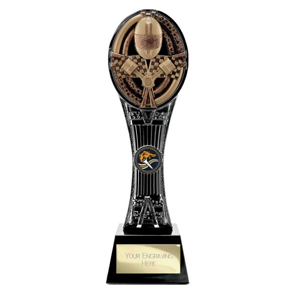 Maverick Extreme Tower Motorsport Trophy | Black & Antique Bronze | 260mm