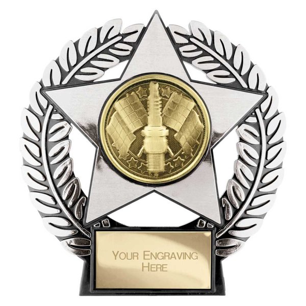 Emperor Star Motorsport Plaque | Silver | 120mm