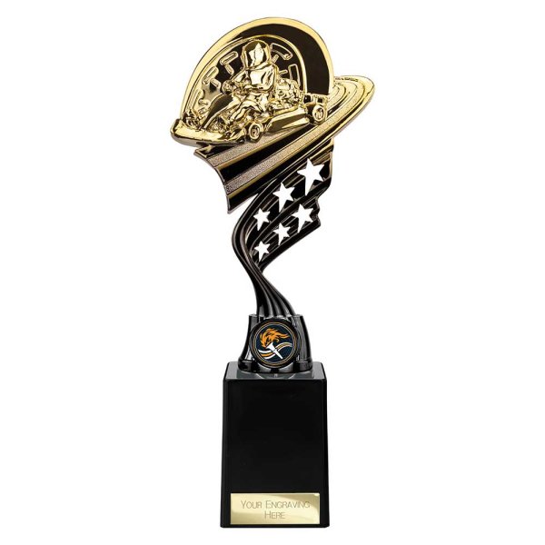 Innov8 Go Kart Trophy | Gold & Black | 275mm