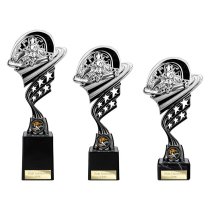 Innov8 Go Kart Trophy | Silver & Black | 250mm