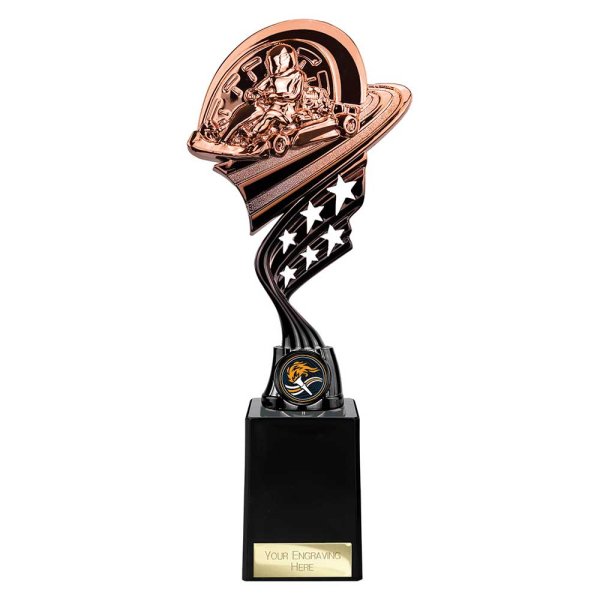 Innov8 Go Kart Trophy | Bronze & Black | 275mm