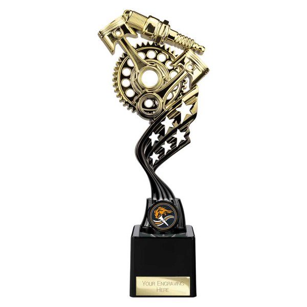 Innov8 Motorsport Trophy | Gold & Black | 230mm